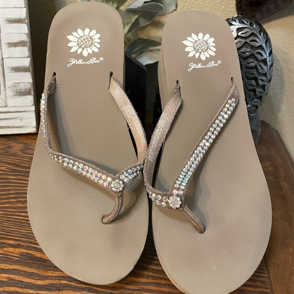 Yellow Box Sandals